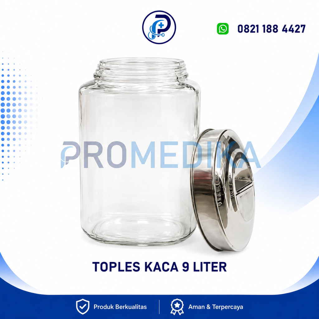 Toples Kaca 9 Liter
