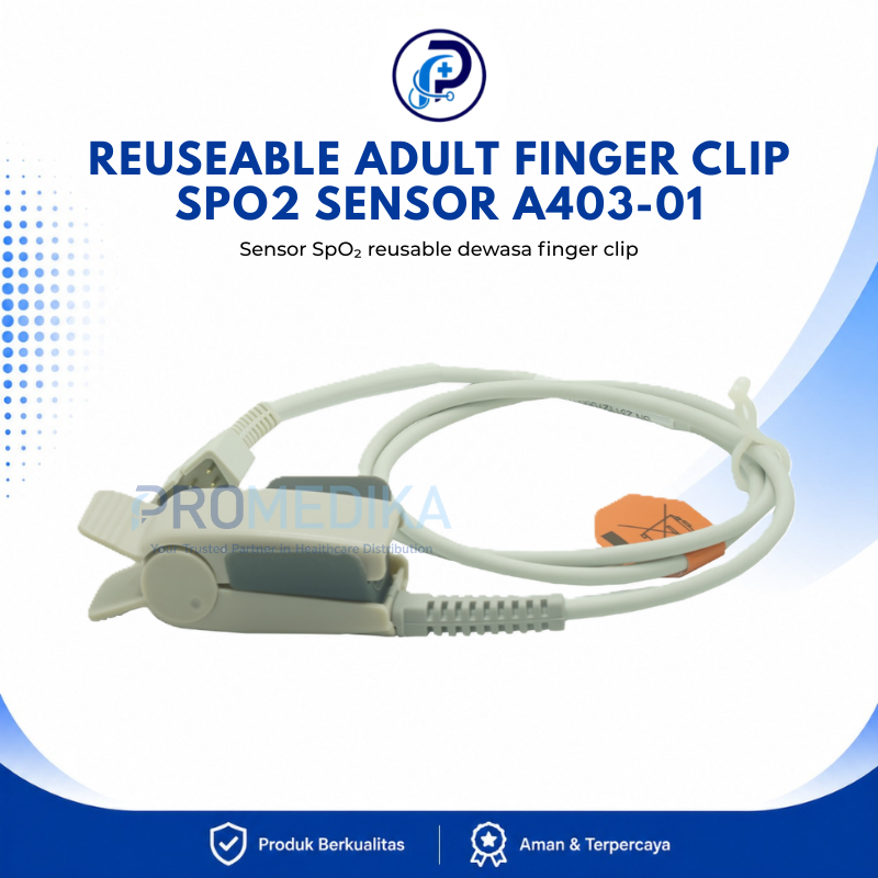 Reuseable Adult Finger Clip SpO2 Sensor A403-01
