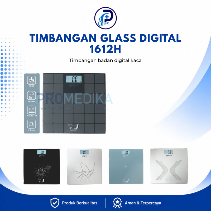 Timbangan Glass Digital 1612H