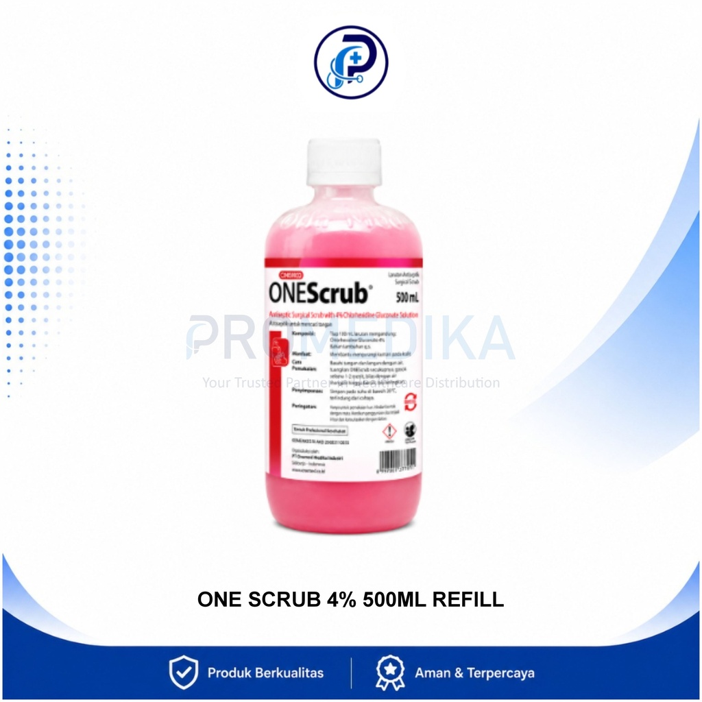 One Scrub 4 Persen Hand Scrubs Refill 500ml OneMed