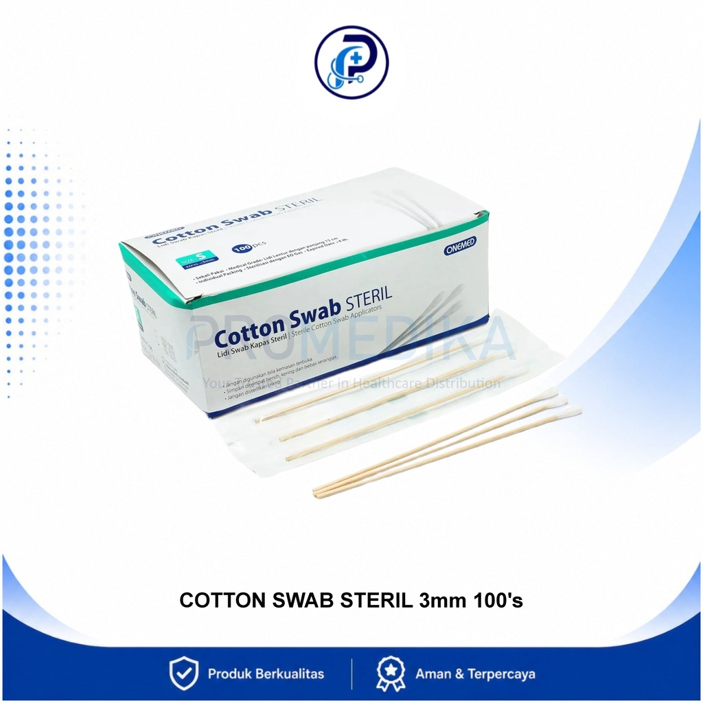OneMed Citoswab Cotton Swab Size S