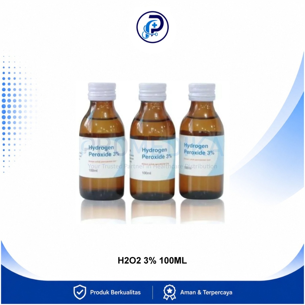 H2O2 Hydrogen Peroxide 3% OneMed 100 ml