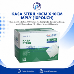[OH-BMHP-00053] KASA STERIL 10CM X 10CM 16PLY (10POUCH)