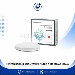 [OM-DPM-00058] Kertas Saring Qualitative Filter 7 cm Bulat Box Isi 100 pcs